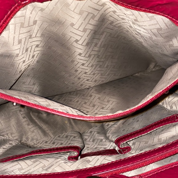 Cole Haan Coated Patent Leather Sugar Berry Tote - Picture 9 of 16